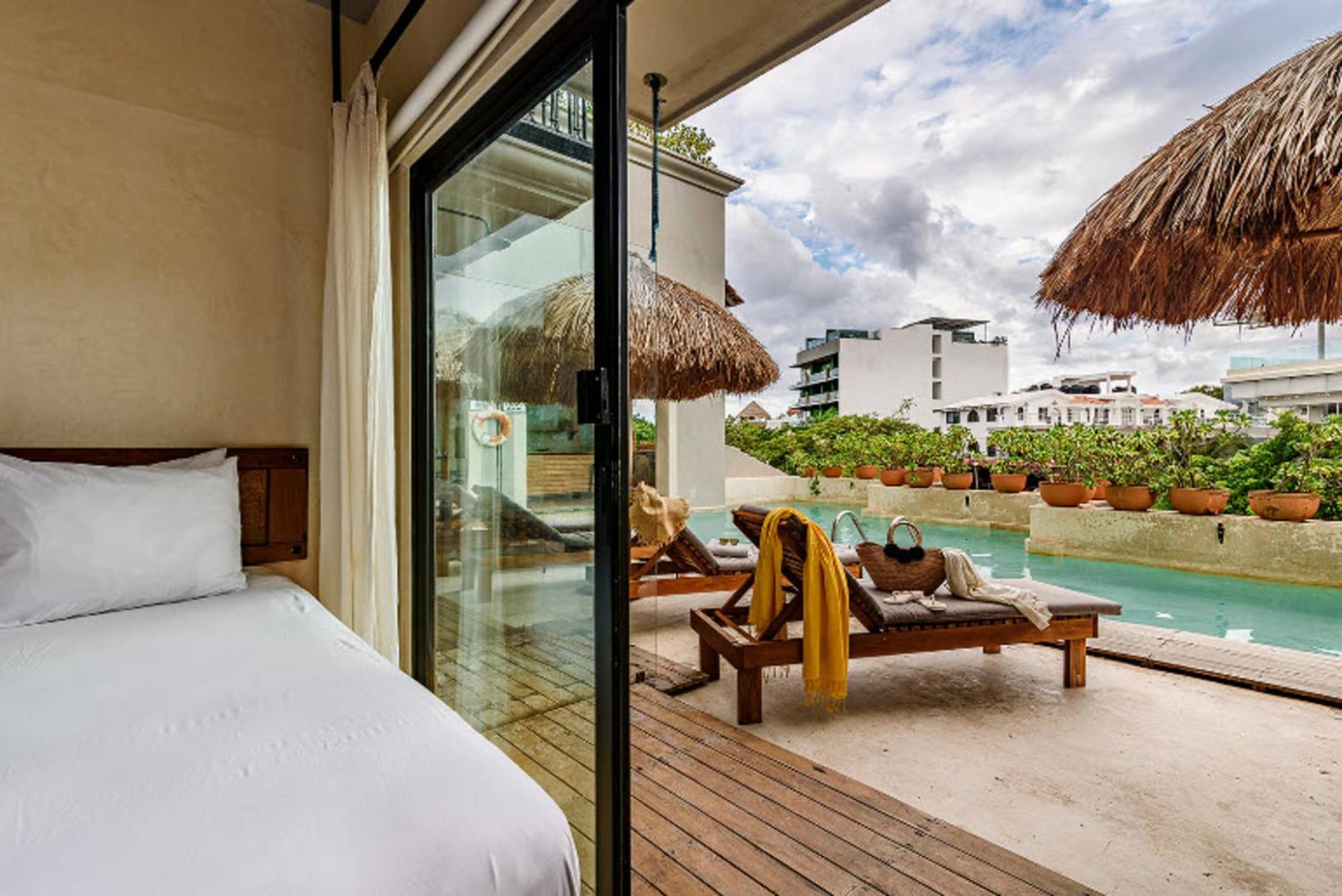 Caribbean Paradise Hotel & Spa - 5Th Avenue 신데 델 카르멘 외부 사진