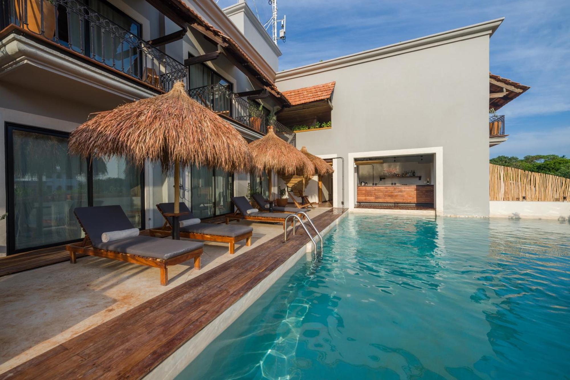 Caribbean Paradise Hotel & Spa - 5Th Avenue 신데 델 카르멘 외부 사진