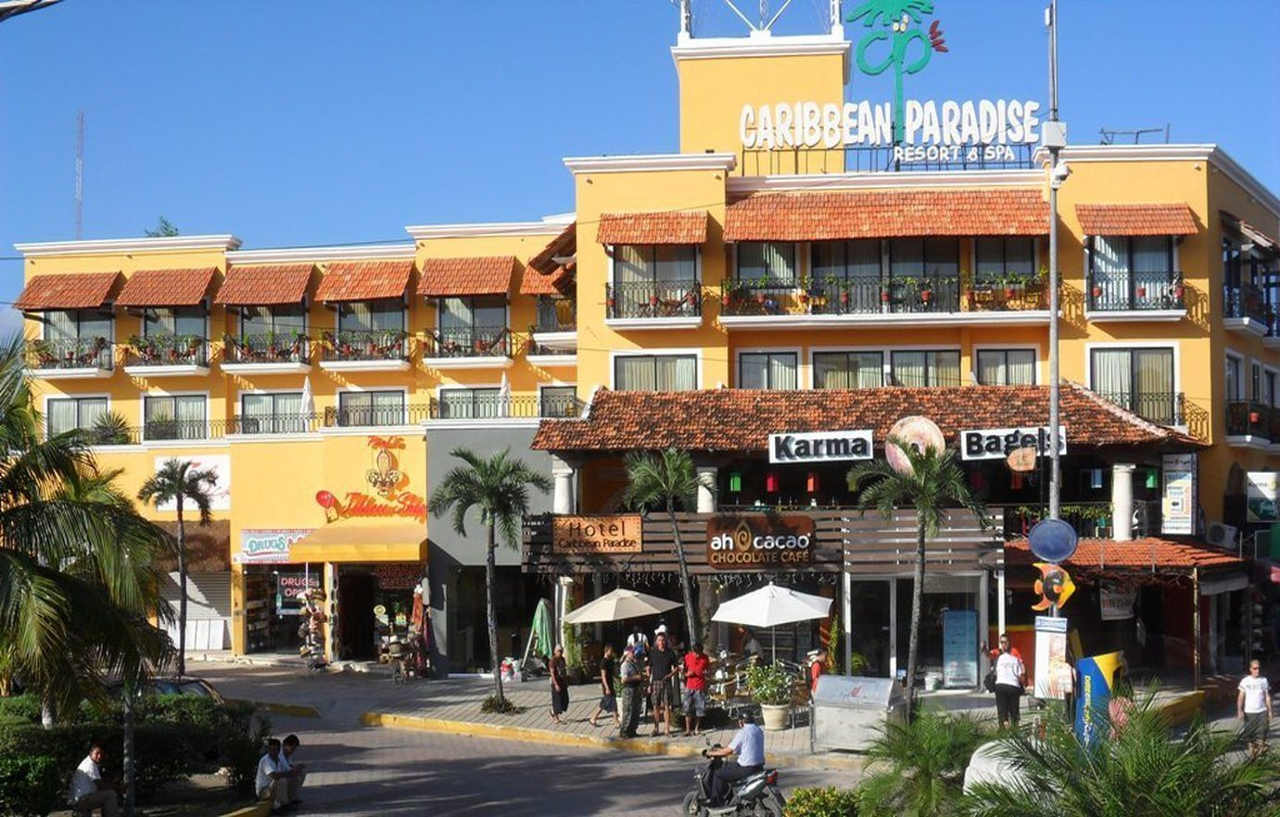 Caribbean Paradise Hotel & Spa - 5Th Avenue 신데 델 카르멘 외부 사진